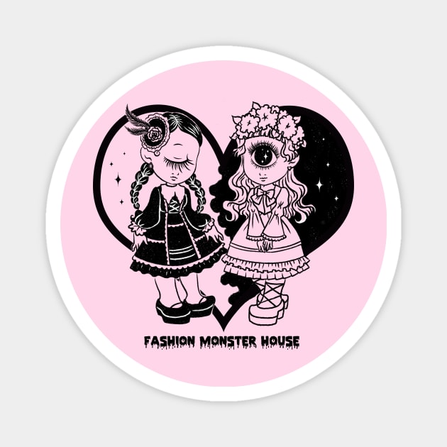 twins Magnet by Fashion Monster House